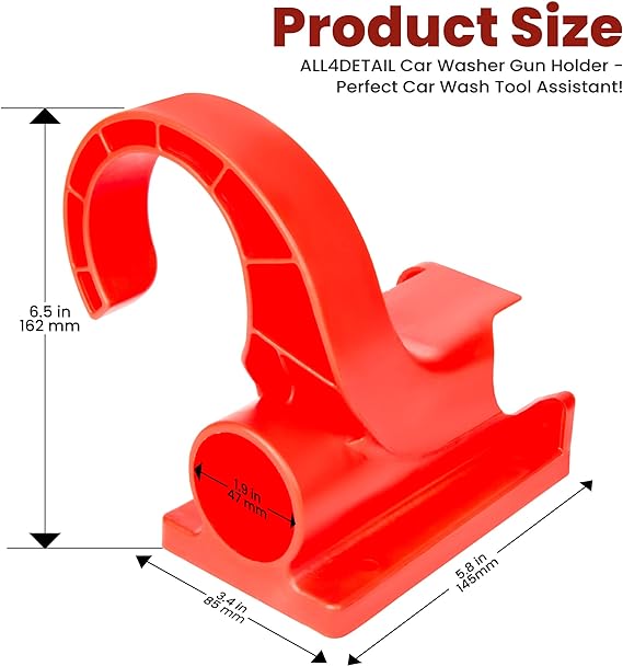 BROTHERS Car Washer Gun Holder يد برازرز حمراء لتعليق مسدس الغسيل BR/GUN HANGER