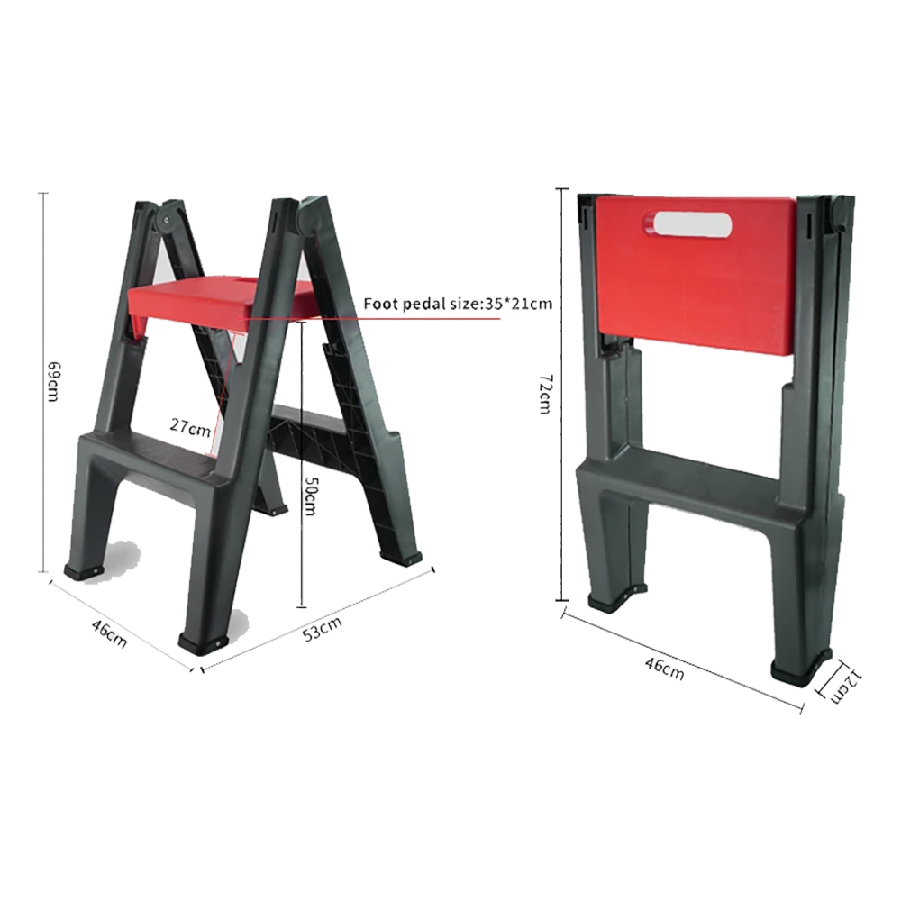 BROTHERS Folding 2-Step Ladder Stool For Detailing & Car Washing سلم برازرز لتنظيف السيارة من الاعلي BR/LADDER