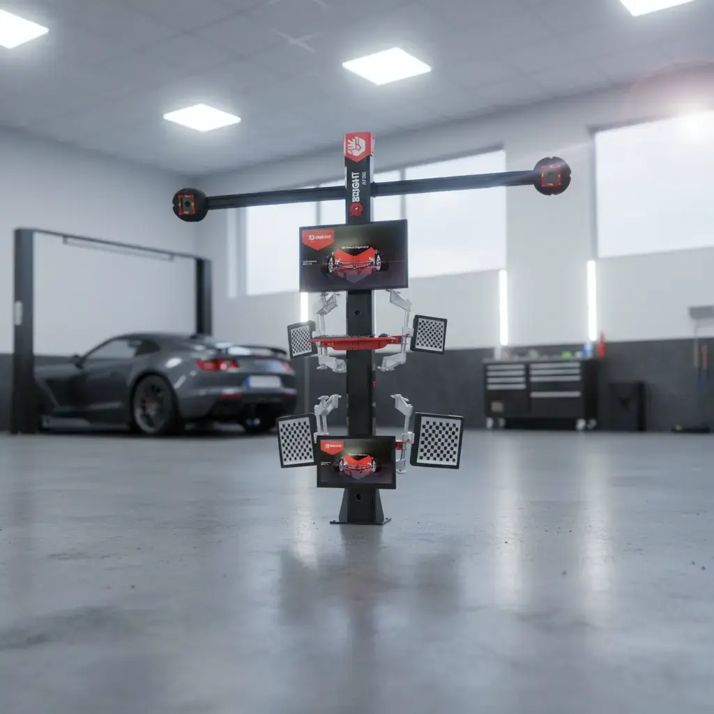 BRIGHT 3D Wheel Alignment Machine A730E جهاز ضبط زوايا ثلاثي الابعاد برايت BRIGHT/A730E