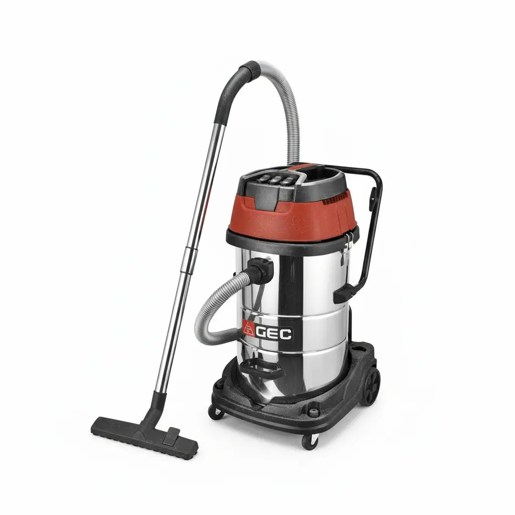 GEC MNS PRO MAX 80L Professional Wet & Dry Vacuum Cleaner 80Liters 3-Motors (2-Stage) 3600W مكنسة صيني جي اي سي 3 موتور 3600 وات 80 لتر (شكل اوروبي) GEC MNS PRO MAX 80L