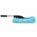 BROTHERS Microfiber Car Wash Brushes With Adjustable Long Handle For External Cleaning سفنجة برازرز + ذراع للتنظيف الخارجي لسطح السيارة BR/CAR WASH BRUSH