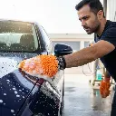 BROTHERS Double Sided Microfiber Cleaning Gloves سفنجة برازرز علي شكل جوانتي لتنظيف الخارجي لسطح السيارة BR/CAR WASH GLOVES