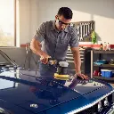 BROTHERS 601 Dual Action Polisher 3 Inch 8mm Throw 380W 3000-7200Rpm صاروخ تلميع كهرباء برازرز 3 بوصة (دول اكشن) لون اسود صغير 500 وات 2000-5500 لفة/دقيقة BR-CL-8-3//BR601