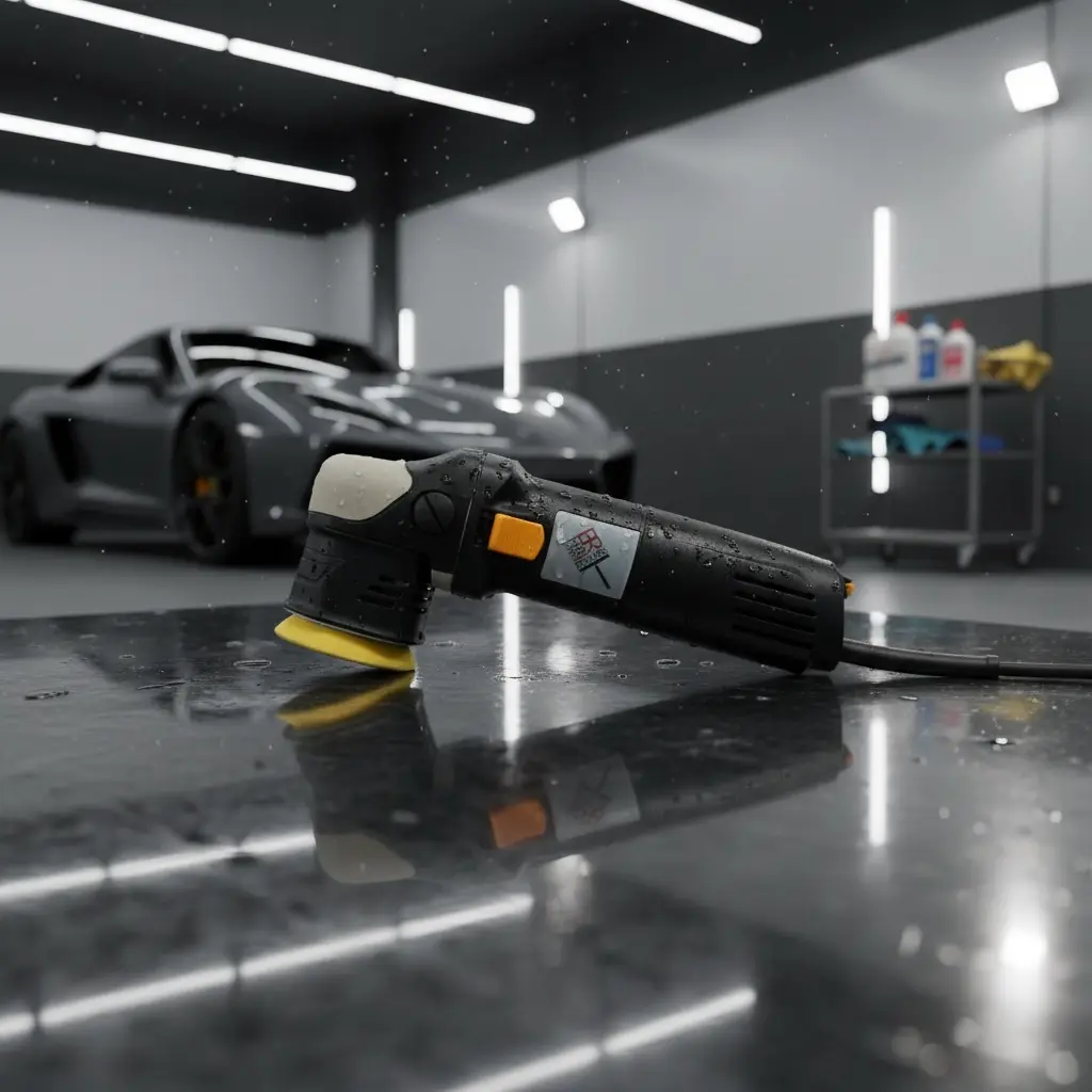 BROTHERS 601 Dual Action Polisher 3 Inch 8mm Throw 380W 3000-7200Rpm صاروخ تلميع كهرباء برازرز 3 بوصة (دول اكشن) لون اسود صغير 500 وات 2000-5500 لفة/دقيقة BR-CL-8-3//BR601