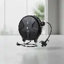 BROTHERS Retractable Cable Reel 10M With Plugs (Heavy Duty) بكرة سلك كهرباء برازرز كهرباء 220 فولت + فيشة - 10 متر ذاتية الارجاع