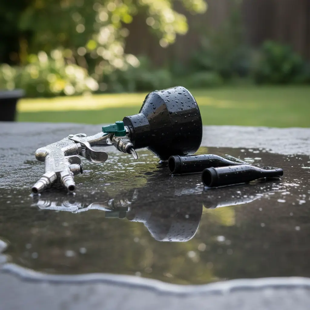 BROTHERS MK Tornado Car Care Cleaning Gun For Making Foam With Fluids Hose مسدس كاركير للفوم بدون البنتة حرف FOAM GUN MK