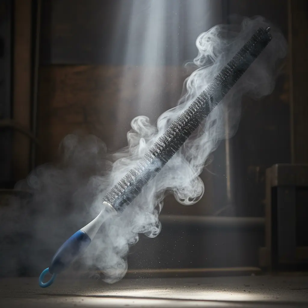 BROTHERS Engine Flexible Cleaning Brush فرش برازرز طويل مرنة ديل قطة بيد زرقاء لتنظيف الموتور BR/CAT TAIL BRUSH