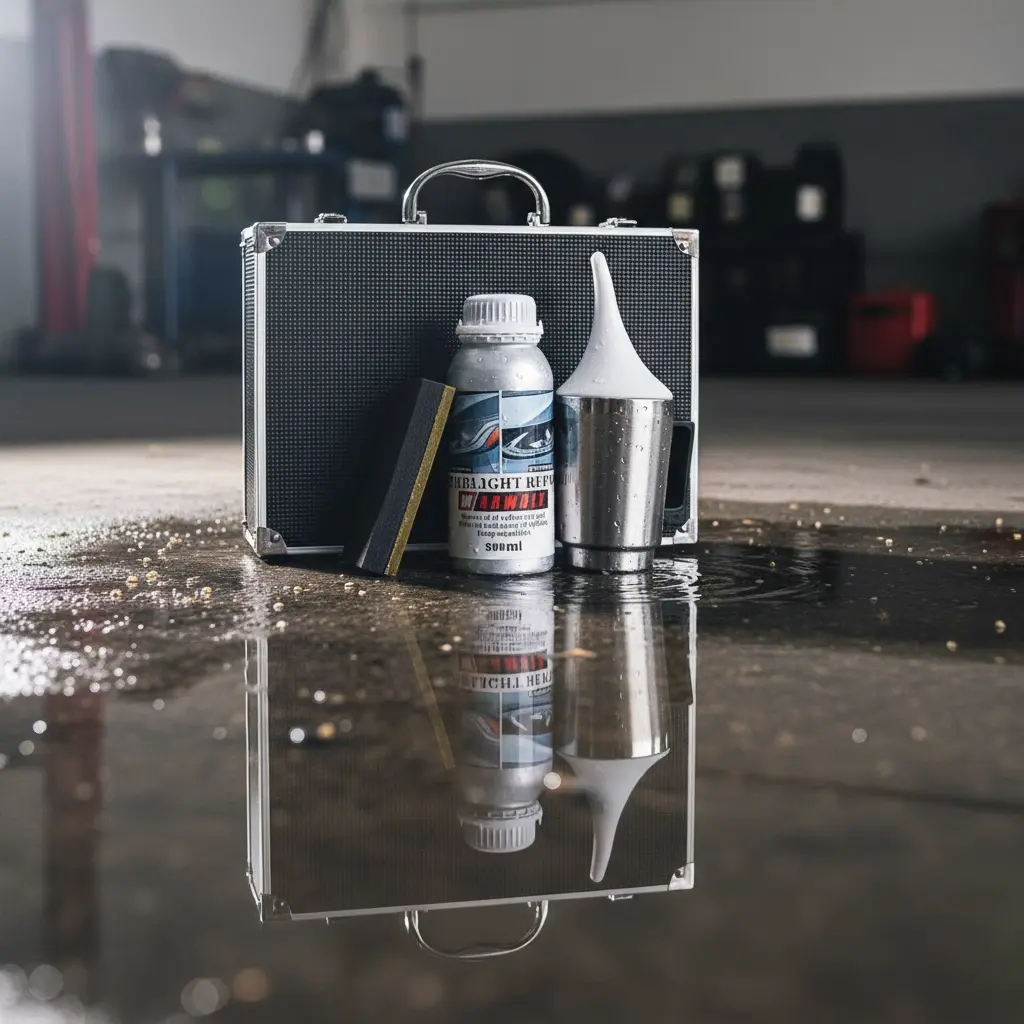 BROTHERS Car Headlights Repair Set شنطة كاملة تلميع فوانيس السيارة BR/HEAD LIGHT REPAIR TOOL