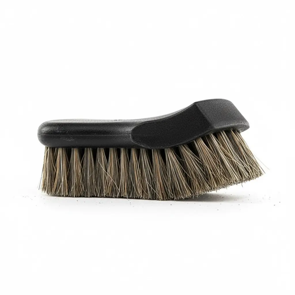 BROTHERS Long Bristle Horse Hair Leather Cleaning Brush فرشة برازرز شعر حصان طبيعي لتنظيف فرش السيارة BR/HORSE BRUSH