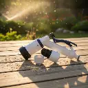 BROTHERS Full Function Atomizer Water Hose Nozzle For Car Washing & Gardens مسدس رش مياة برازرز بالزناد لون ابيض BR/WATERING GUN