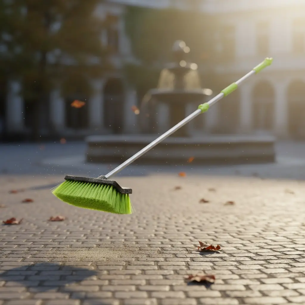 BROTHERS 2m Extendable Brush With Connection For Water Installation - Bus Cleaning فرشة برازرز + ذراع طويل للتنظيف الخارجي لسطح الاتوبيسات BR/MOVABLE HAND BRUSH