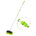 BROTHERS 2m Extendable Brush With Connection For Water Installation - Bus Cleaning فرشة برازرز + ذراع طويل للتنظيف الخارجي لسطح الاتوبيسات BR/MOVABLE HAND BRUSH