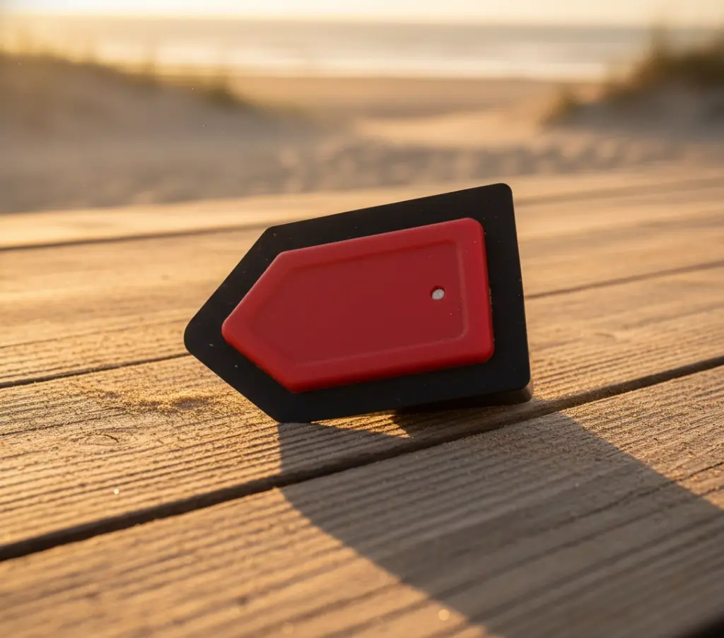 BROTHERS Chamois & Leather Cleaning Brush For Pet Hair فرشة جلد برازرز مربعة حمراء لتنظيف الشعر من الفرش BR/DOG HAIR REMOVER