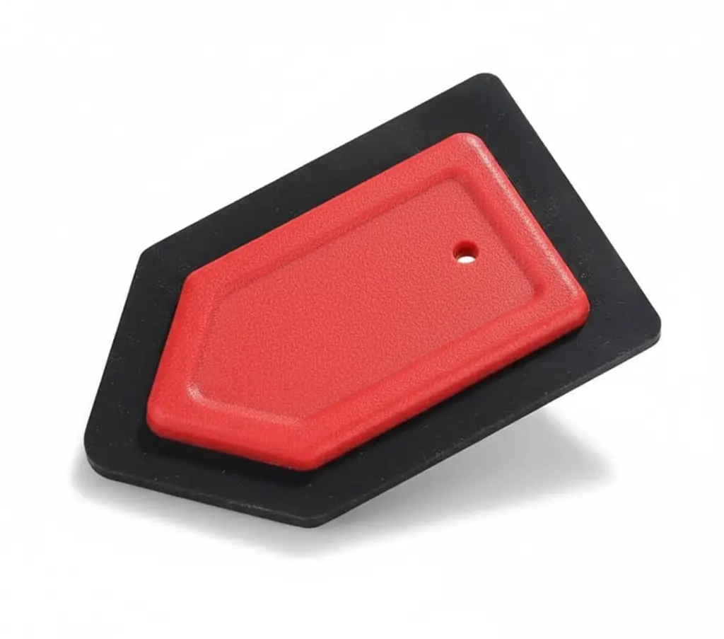 BROTHERS Chamois & Leather Cleaning Brush For Pet Hair فرشة جلد برازرز مربعة حمراء لتنظيف الشعر من الفرش BR/DOG HAIR REMOVER