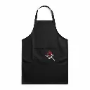 BROTHERS Detailing And Washing Apron بالطو وتوربروف لون اسود للكار كير BR/APRON
