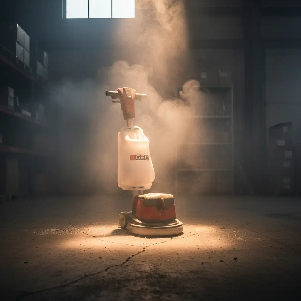 GEC FC-17 Turbo Single Disc Floor Scrubber Machine 17 Inch 1100W ديسك تلميع ارضيات جي اي سي 17 بوصة 1100 وات تربو GEC/FC-17 Turbo