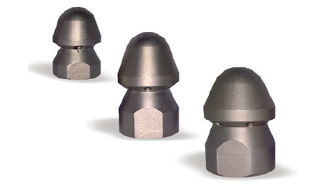 MV Reaction Sewer Nozzle 300 Bar 6 Holes 3/4 Inch