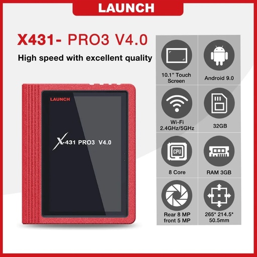 [CSDSXX00003] جهاز تشخيص و كشف اعطال لانش LAUNCH/X-431 PRO3