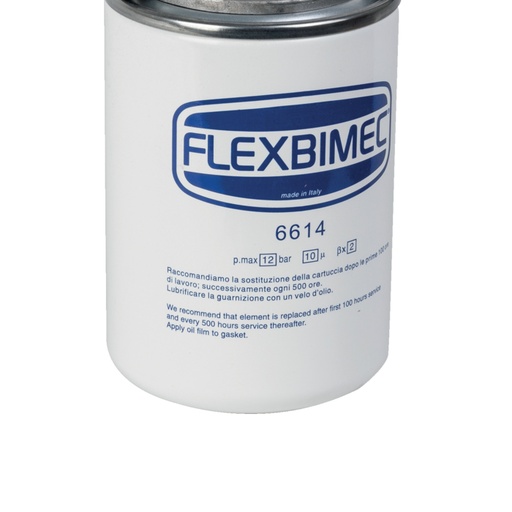 [DPFAXX00005] فلتر للتغير بدون قاعدة فليكس بيمك ايطالي 60 ل/د 10 مايكرون FLEX 6614