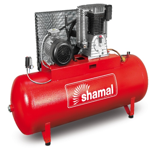[PSACXX00022] SHAMAL K30/500 FT7,5-High Pressure Belt Driven Air Compressor 14Bar 500Liter 7.5HP (380V)