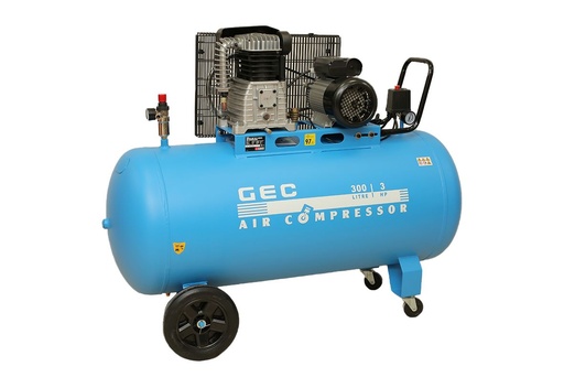 [PSACXX00005] GEC COMPRESSORS 300LTR-2070J Belt Driven Air Compressor 10Bar 300Liter 3HP (220V)