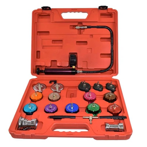 [CSDTXX00008] GEC TOOLS 22PCS Cooling System & Radiator Cap Pressure Tester Kit G1022