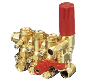 [CWIPSP00024] وش طلمبة انتربامب نحاس كامل بالباي باص INTERPUMP PUMP HEAD BRASS(Bypass) / W130
