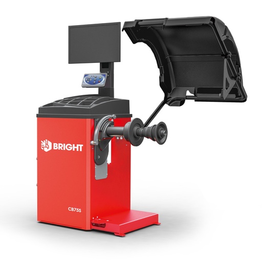 [TSWBXX00010] BRIGHT Automatic Wheel Balancer With Sonar Gauge LCD CB75S Italian Software
