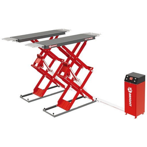 [CSSLXX00005] BRIGHT 3 Ton Ultra-Thin Scissor Lift SIGMA 300E