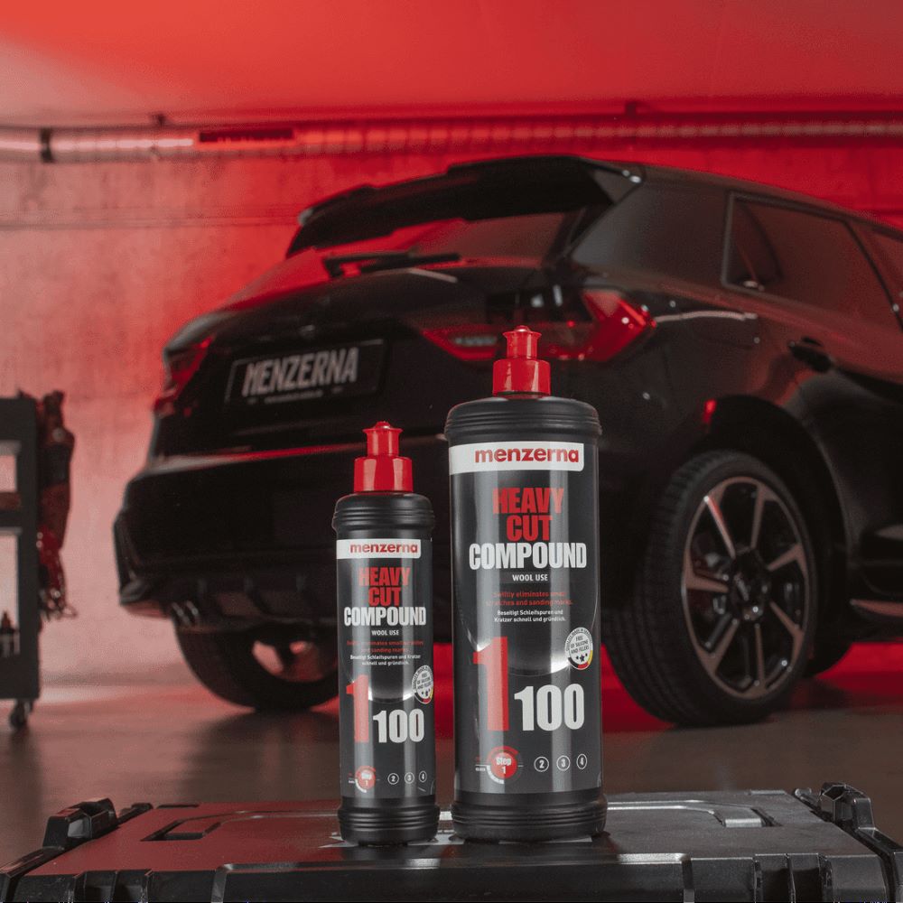 كمبوند تلميع مينزيرنا الماني 1100 عبوة 1 لتر Heavy Cut Compound 1100