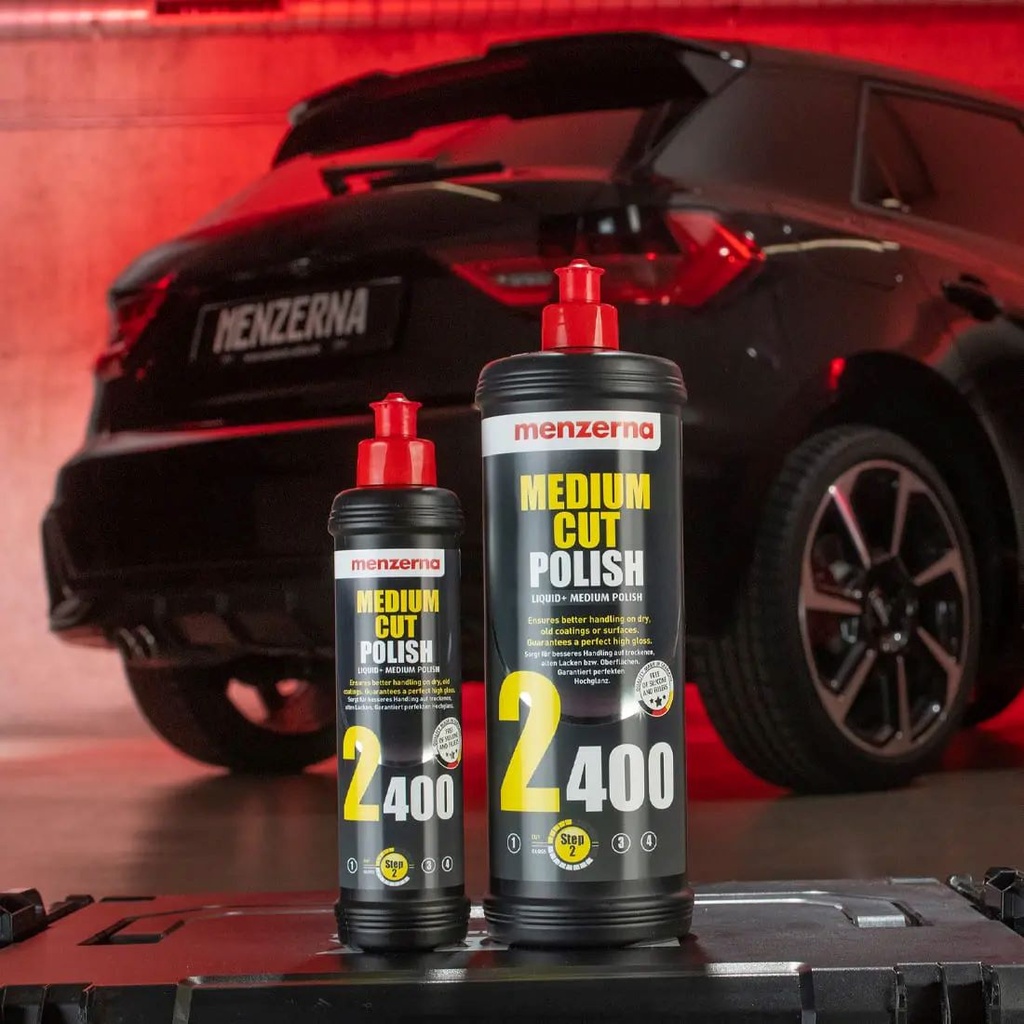 كمبوند تلميع مينزيرنا الماني 2400 عبوة 1 لتر Medium Cut Polish 2400