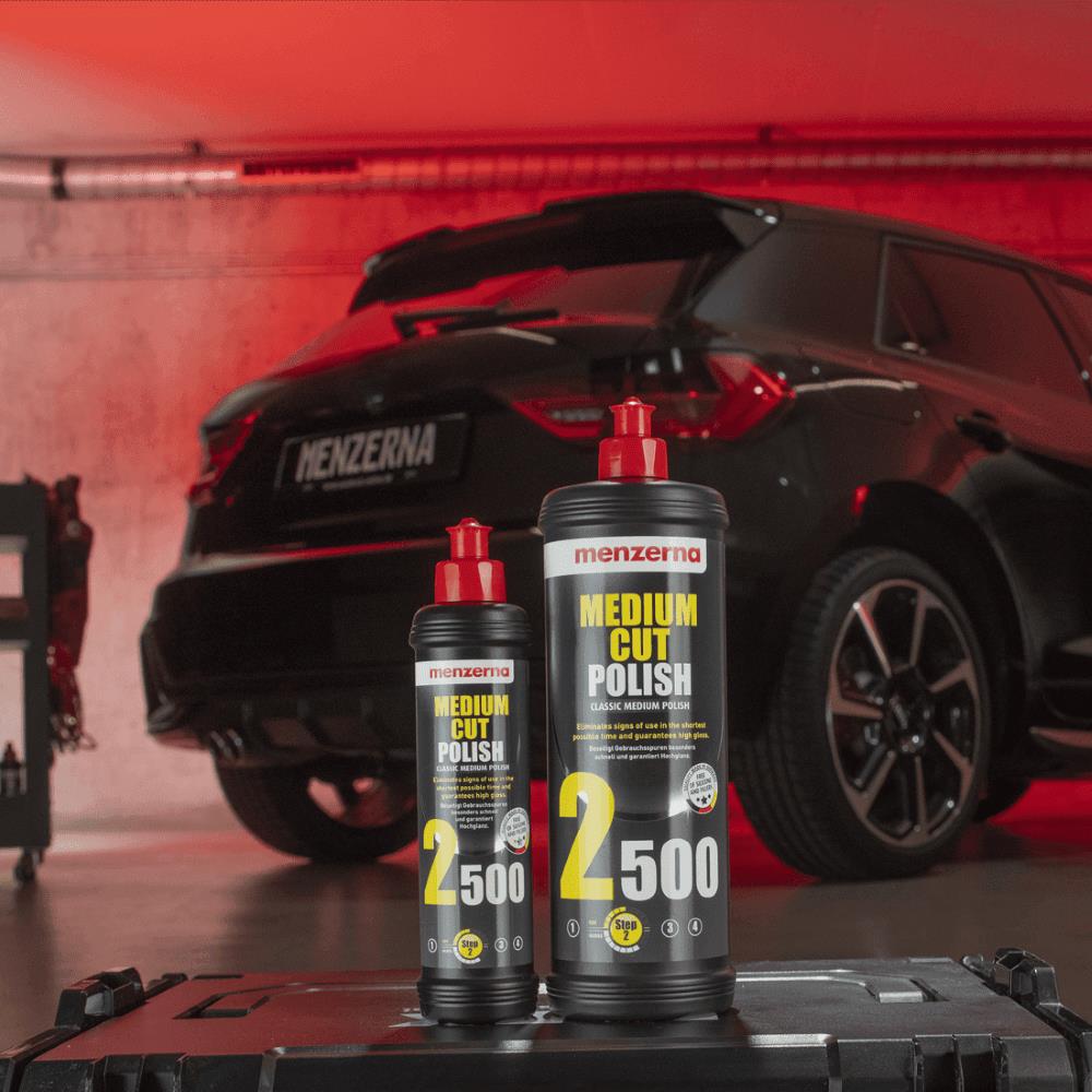 كمبوند تلميع مينزيرنا الماني 2500 عبوة 1 لتر Medium Cut Polish 2500