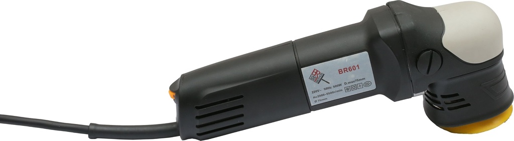 صاروخ تلميع كهرباء برازرز 3 بوصة (دول اكشن) لون اسود صغير 500 وات 2000-5500 لفة/دقيقة BR-CL-8-3//BR601