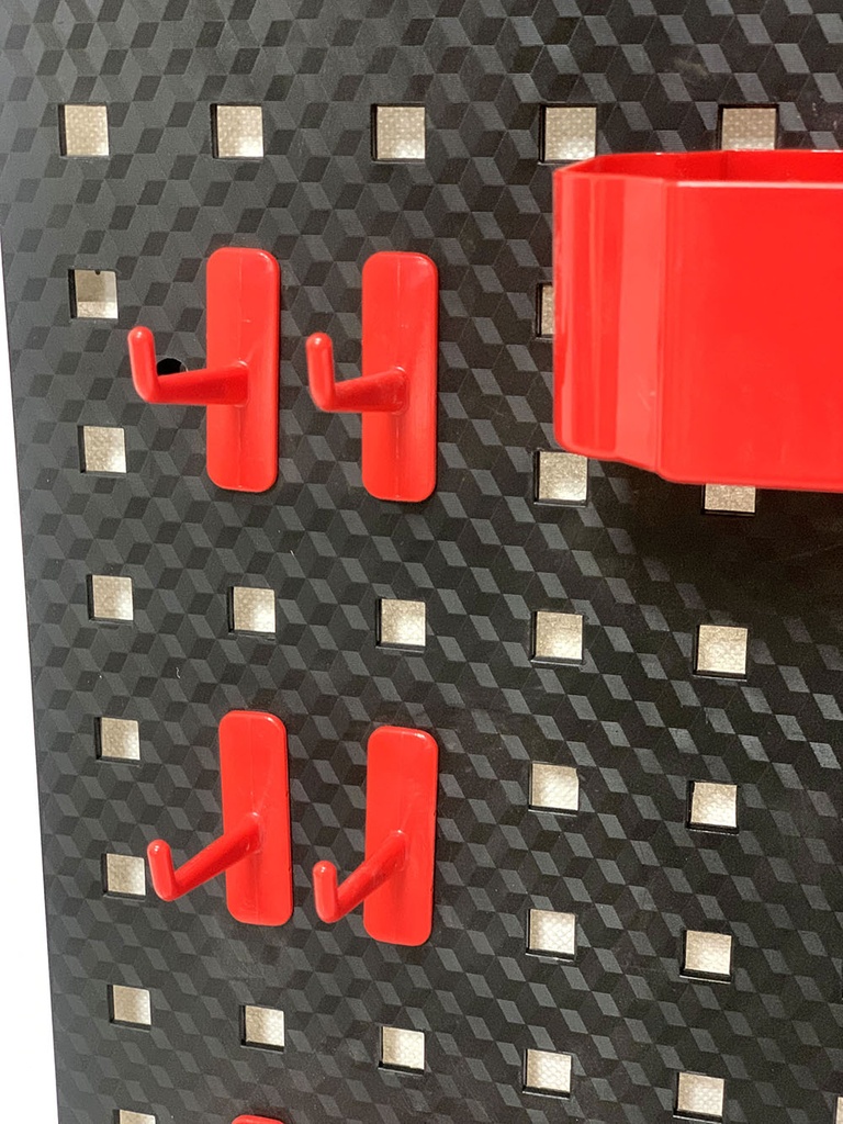 BROTHERS Empty Wall-Mounted Detailing & Workshop Tools Board With 15 Pcs Hook Kit 90*45cm