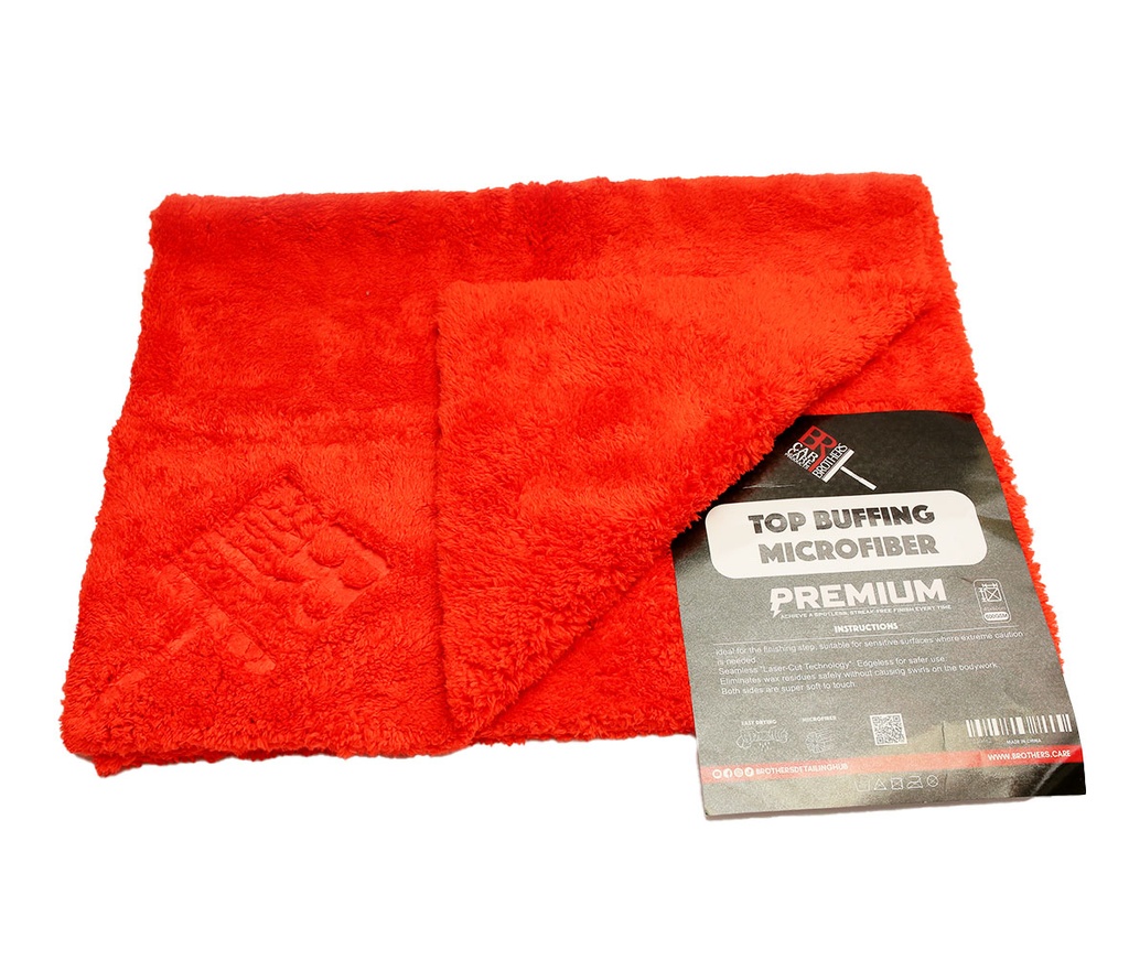 فوطة ميكروفيبر برازرز دبل فاس احمر*احمر 60*40 BR-TOWEL/RED 2F 40x60