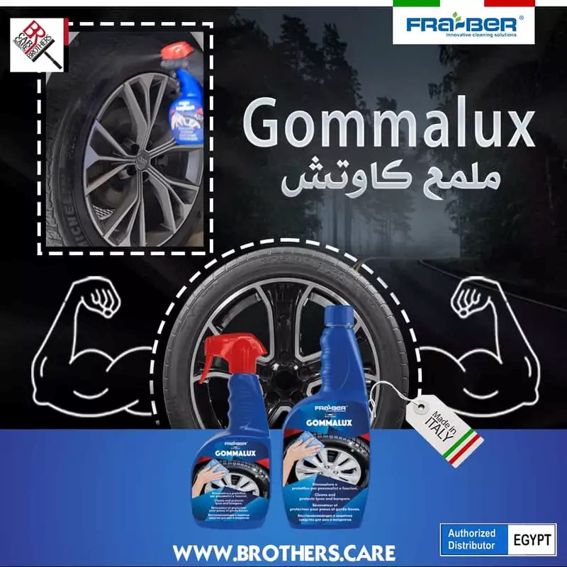 FRA-BER GOMMALUX 750ML Polishing&Renovating Tyres And Plastic Bumpers