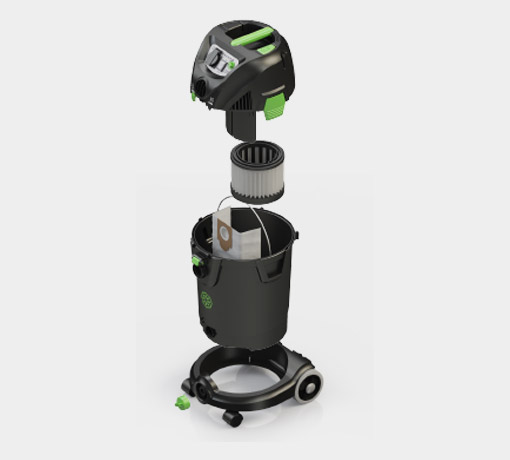 IPC NRG 1/30 Professional Wet & Dry Vacuum Cleaner 30Liters 1400W with Speed Control