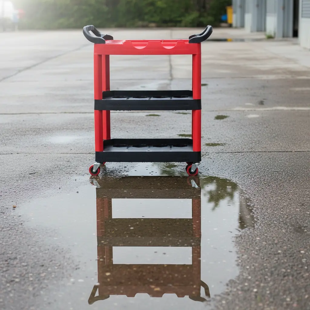 BROTHERS 3-Tier Tools Cart Trolley - Detailing Trolley (GEN1) ترولي كاركير برازارز متحرك (جيل أول) 3 رف BR/TOOL VEHICLE G1