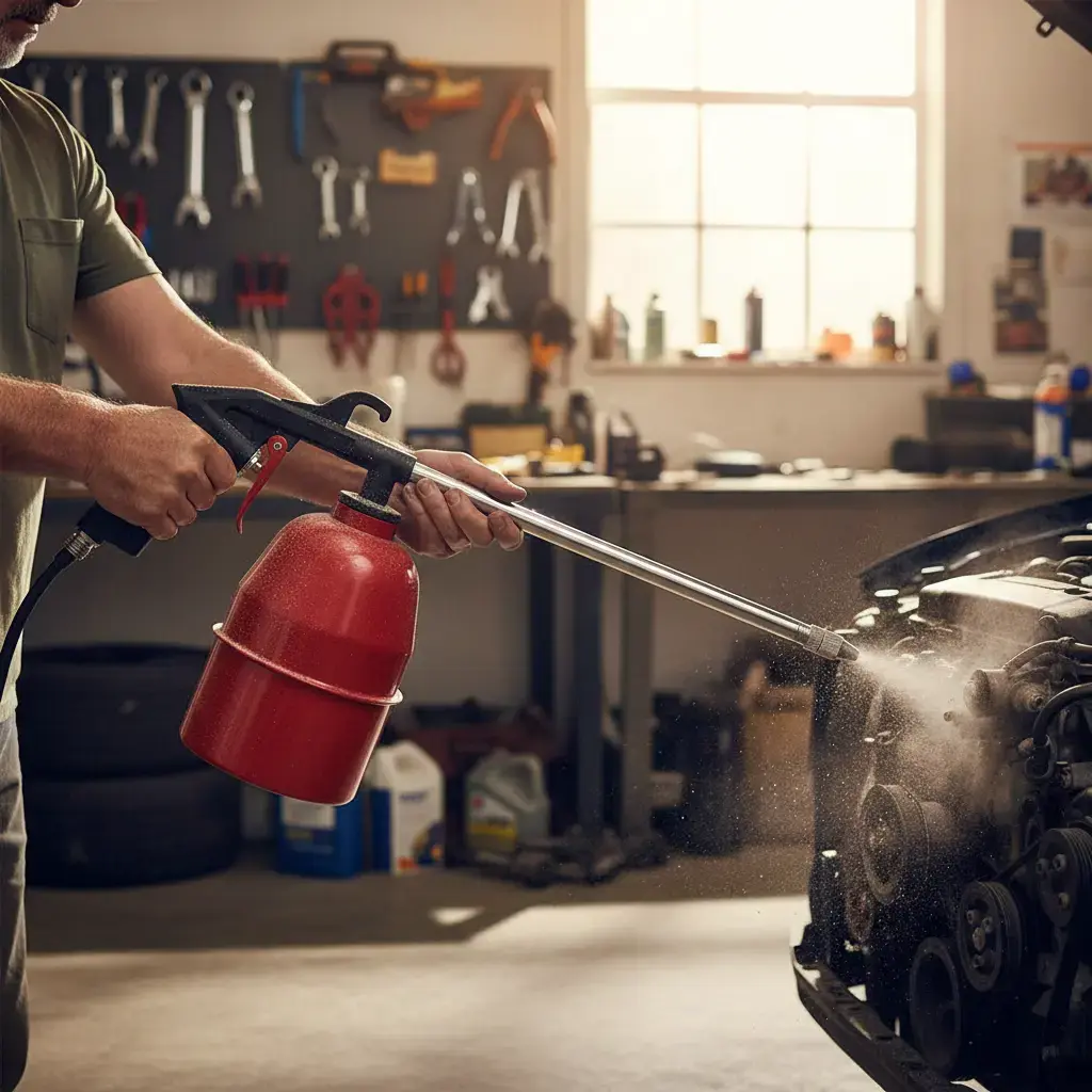 AEROPRO R8036 Air Engine Cleaning Gun With Metal Bottle