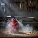 AEROPRO R8036 Air Engine Cleaning Gun With Metal Bottle مسدس جاز احمر صيني GEC.AP 8036