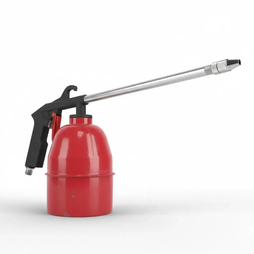 AEROPRO R8036 Air Engine Cleaning Gun With Metal Bottle مسدس جاز احمر صيني GEC.AP 8036