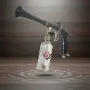 BROTHERS H Tornado Car Care Cleaning Gun For Cleaning And Antibacterial Treatment مسدس تلميع تابلوة - تعقيم وتعطير السيارة من الداخل حرف H