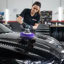 BROTHERS 5 Inch Purple Foamed Wool Buffing & Polishing صوفة موف امريكي 5 بوصة (شعر طويل) BR/WOOL PAD LONG HAIR