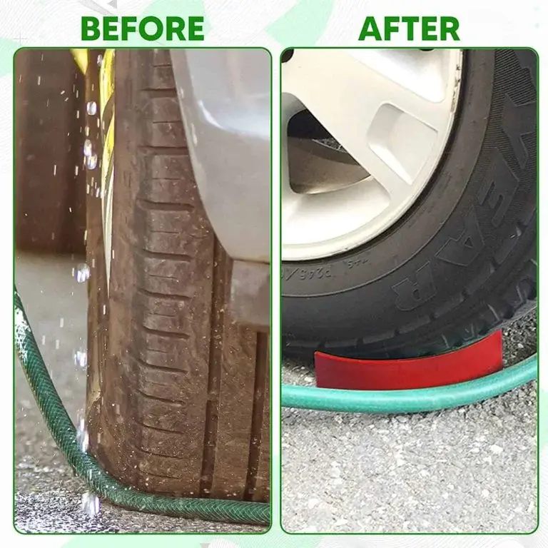 BROTHERS Car Hose Guide Prevent Hose Stucking Under Tire قطعة بلاستيك حمراء تضع اسفل كاوتش لحماية خرطوم المياة BR/WATER PIPE COLLECTOR