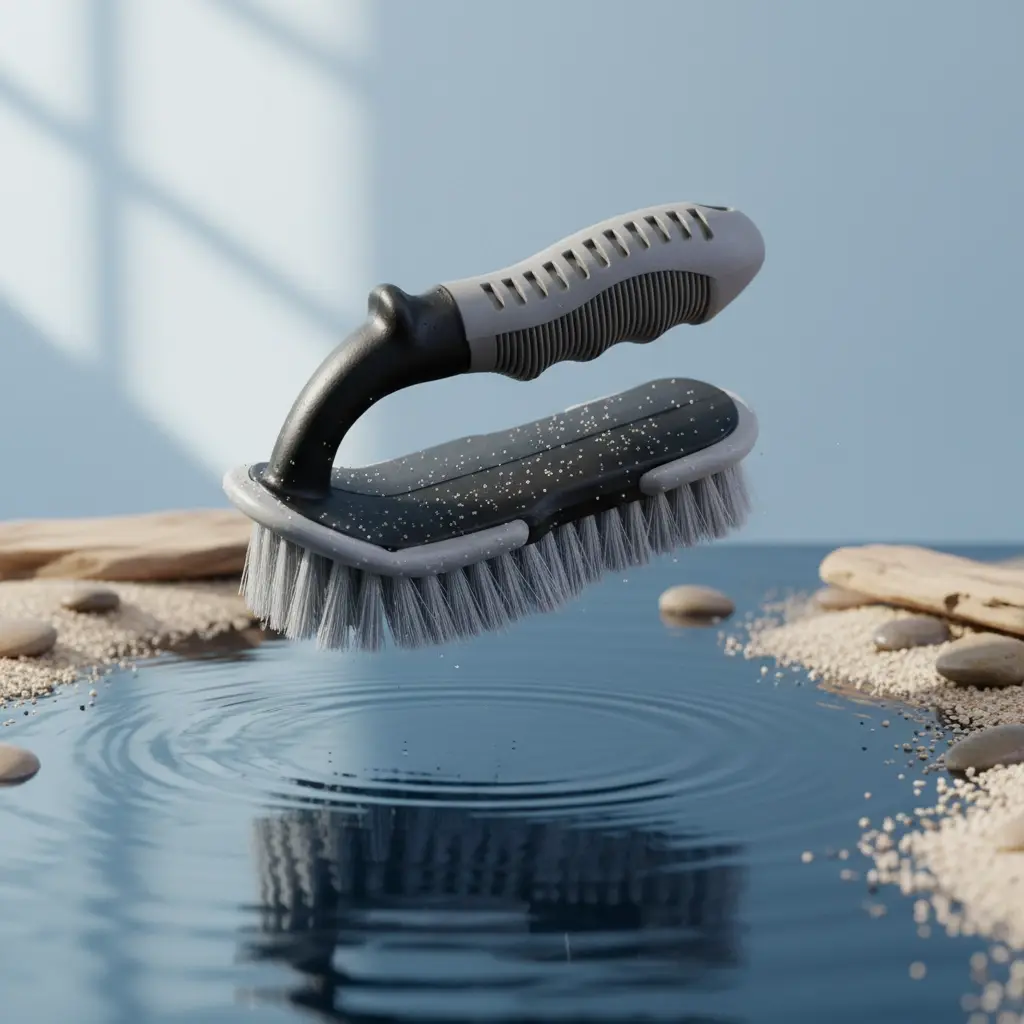 BROTHERS Big Upholstery Tire & Floor Cleaning Brush فرشة برازرز مستطيلة رمادي لتنظيف كاوتش / موكيت السيارة BR/CARPET BRUSH