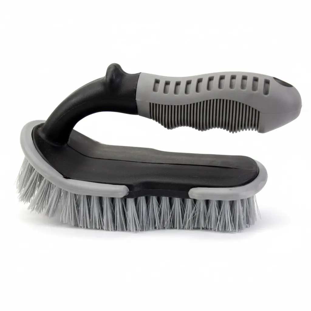BROTHERS Big Upholstery Tire & Floor Cleaning Brush فرشة برازرز مستطيلة رمادي لتنظيف كاوتش / موكيت السيارة BR/CARPET BRUSH