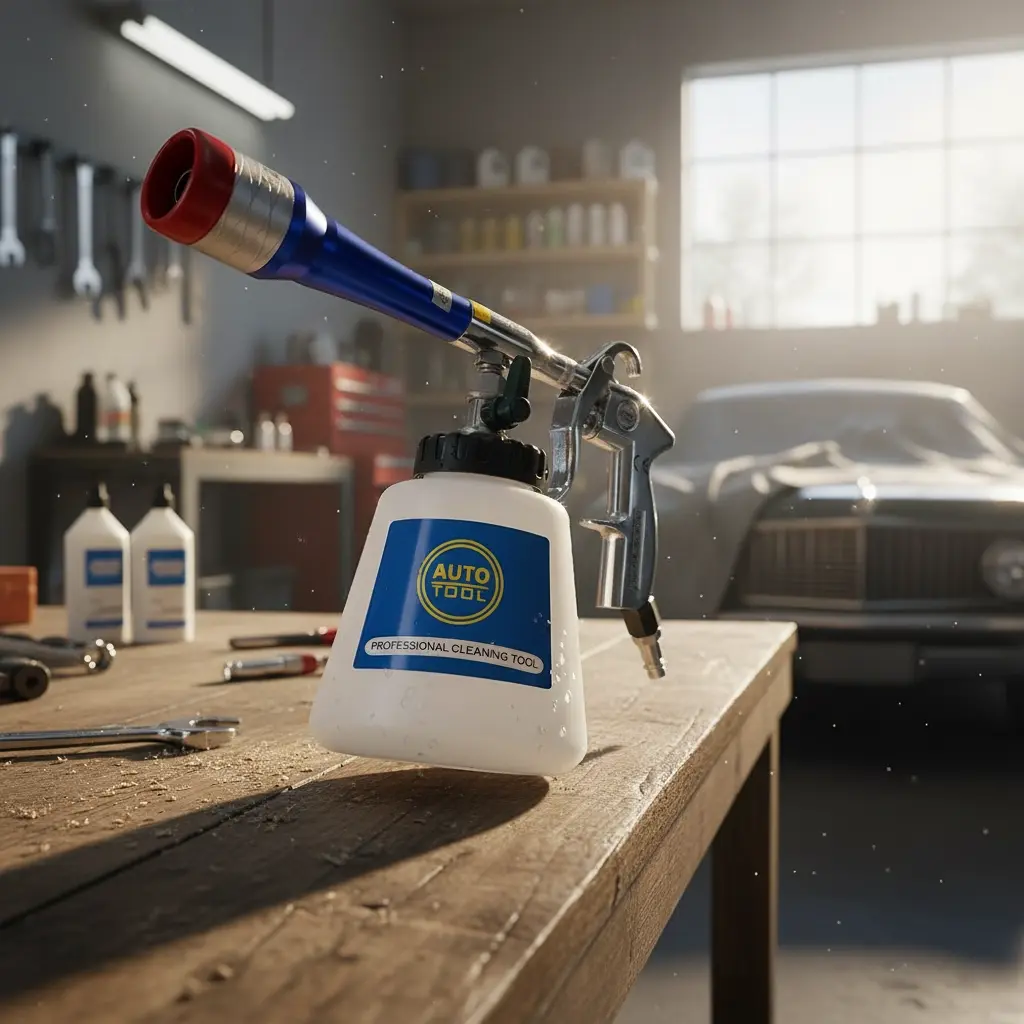 BROTHERS M Tornado Car Care Cleaning Gun For Stain Remover مسدس مزيل بقع بالبنتة (بوز احمر) حرف M