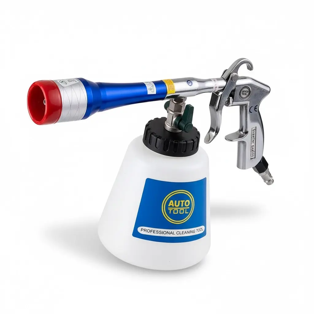 BROTHERS M Tornado Car Care Cleaning Gun For Stain Remover مسدس مزيل بقع بالبنتة (بوز احمر) حرف M