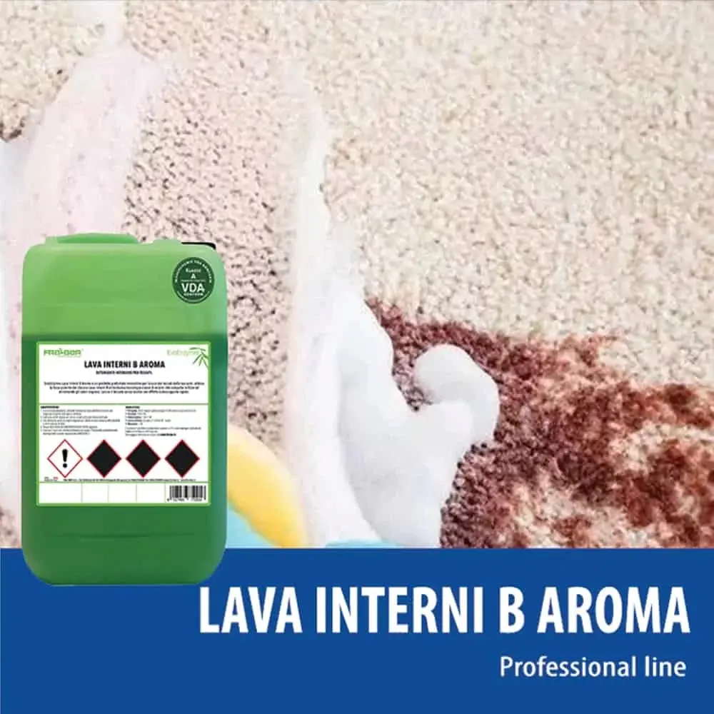 FRA-BER LAVA INTERNI B AROMA 25L Intensive Detergent For Fabrics منظف صالون وانزيمات 25 لتر ماركة FRA-BER موديل LAVA INTERNI B - يخفف حتى 1:50