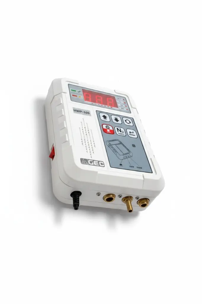 GEC Wall Mounted Automatic Digital Tire Inflator For Cars & Trucks HWP-100 جهاز تزويد كاوتش ديجيتال اوتوماتيك حائطي ماركة جي اي سي موديل HWP-100 ضغط 12 بار